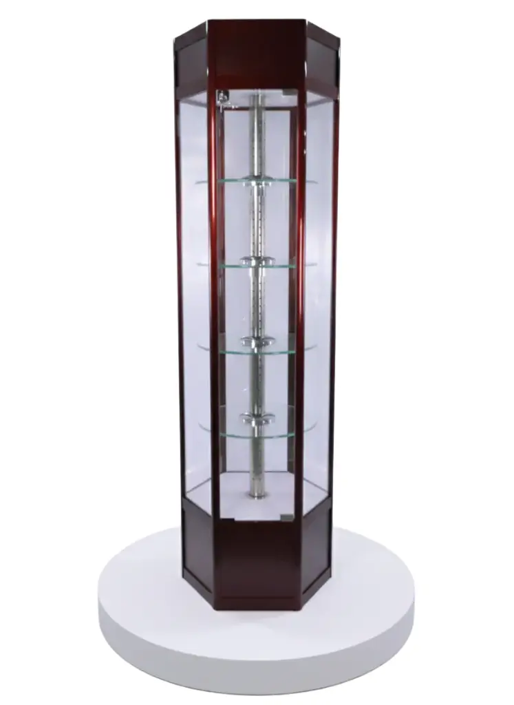 6 Feet Jewelry Showcase with Motor Spinner