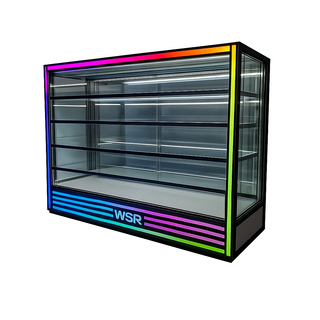 5FT Showcase With Neon Lights