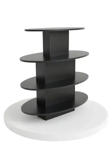 [OIFD-4] Oval Island Floor Display 4 Layer 