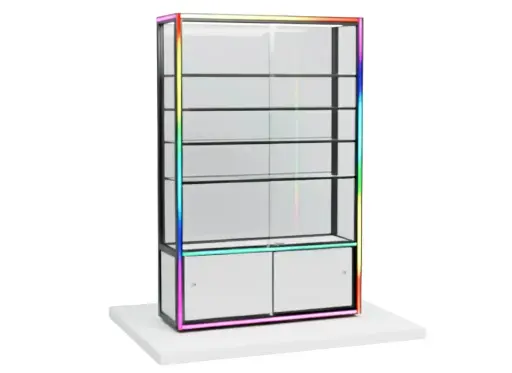 Showcases (4x6ft) Glass 4 Side With Music Light